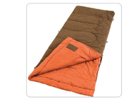 Прямоугольные спальные мешки конверта фланели Брауна 100% хлопок спальных мешков горы спуска поставщик