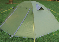 210*110CM Двухслойный лагерь на открытом воздухе Зеленый PU покрытый 190T Треккинг палатка поставщик