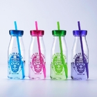 Бутылки с водой 450ML разминки бутылки напитка моды выдвиженческие пластиковые со склянкой молока соломы поставщик