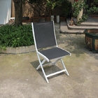 Рамка европейской белой складной сетки PVC кресла для отдыха пляжа задняя алюминиевая поставщик
