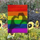 знамя сада гей-парада радуги флагов пляжа передачи тепла полиэстера 100D изготовленное на заказ поставщик