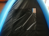 Шатер черного водоустойчивого раздувного на открытом воздухе пляжа шатров 190T портативный раздувной поставщик
