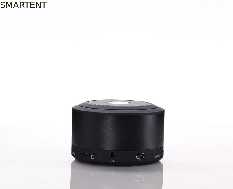 звуковой ящик мини смартфона диктора Bluetooth куба 650mAh беспроводного черного круглого поставщик