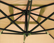 Парасоль 2.5X2.5m двухшпиндельного римского зонтика навеса пляжа большой консольный поставщик