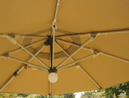 Алюминиевый 150cm двойной парасоль дистанционного управления зонтика навеса пляжа зонтика патио поставщик