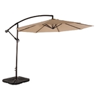 Прочный ресторан двойной патио зонтик 3M консольный зонт от солнца с ручным открытым поставщик