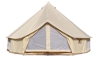 Сень 285G 3 x 2M на открытом воздухе располагаясь лагерем красит бежевый шатер колокола холста хлопка поставщик