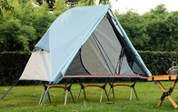 Кровать лагеря 200X120X95CM складчатости кроватки располагаясь лагерем шатров Оксфорда голубого полиэстера 210D на открытом воздухе поставщик