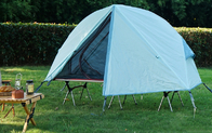 Кровать лагеря 200X120X95CM складчатости кроватки располагаясь лагерем шатров Оксфорда голубого полиэстера 210D на открытом воздухе поставщик