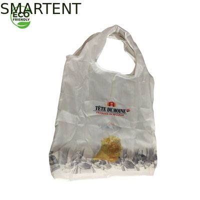 Купить Хозяйственной сумки аксессуаров RPET 210T 60 X 44CM изготовленный на заказ печатая Eco цвет дружелюбной белый Производство в сети