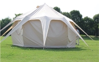 Водостойкие 3000 мм покрытые 285G хлопка на открытом воздухе кемпинг лотосные палатки 5 * 5 * 3M поставщик