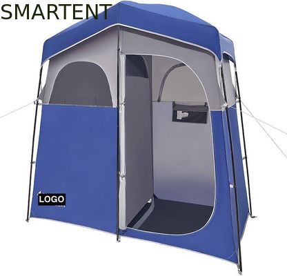 Купить 2.11*1.07*2.13M Синий водонепроницаемый полиэстер Instant Pop Up Privacy Tents с полным покрытием Zippered Door And Windows Производство в сети