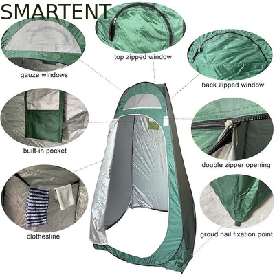 74.5*47*47 дюймовый зеленый полиэстер instant pop up privacy tent с полным покрытием для кемпинга на пляже и мероприятий на свежем воздухе поставщик