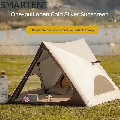 Походная палатка для кемпинга, портативная, водонепроницаемая, 150X200X130CM, с покрытием PU2000MM, из полиэстера 210T, треугольной формы, всплывающая, полностью автоматическая, быстрораскрывающаяся, пляжный навес поставщик