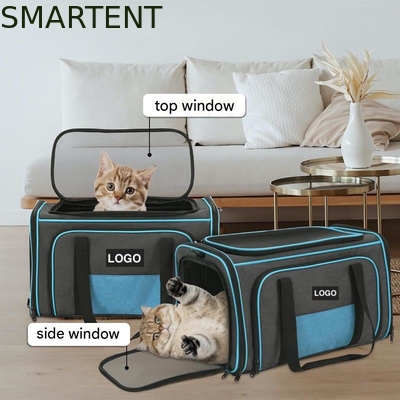 20.2*12.5*12''inch Cat Go-Out bag Высокопрочный Красивый Доставки для домашних животных Нетоксичный Прочный стираемый пакет Включает 1 X Доставки для домашних животных Розовый / Синий / Зеленый поставщик