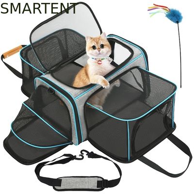 Купить 20.2*12.5*12''inch Cat Go-Out bag Высокопрочный Красивый Доставки для домашних животных Нетоксичный Прочный стираемый пакет Включает 1 X Доставки для домашних животных Розовый / Синий / Зеленый Производство в сети