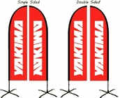 Сублимация знамен Teardrop флагов и знамен Teardrop пляжа Swooper изготовленная на заказ поставщик