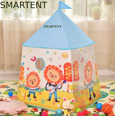 Купить Шатра дома игры фестиваля располагаясь лагерем Tepee детей картины льва на открытом воздухе складной печатая Производство в сети