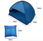 Облегченный складной голубой на открытом воздухе шатер 70X50X45cm попа укрытия Солнца полиэстера располагаясь лагерем шатров 190T вверх поставщик