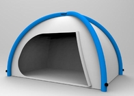 Серебр покрыл раздувной на открытом воздухе шатер попа крупного плана шатров 190T голубой вверх поставщик
