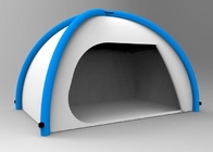 Серебр покрыл раздувной на открытом воздухе шатер попа крупного плана шатров 190T голубой вверх поставщик