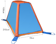Голубой 190T воздух полиэстера TPU хлопает вверх шатер купола крупного плана человека поляка одного воздуха шатра поставщик
