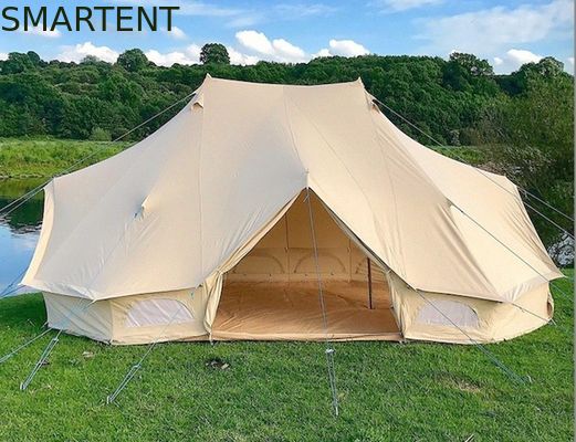 Купить Холста хлопка 400X600X300CM шатер колокола императора располагаясь лагерем шатров бежевого на открытом воздухе однослойный Производство в сети