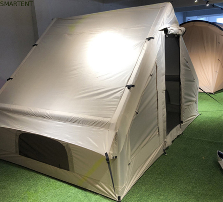 Наружный 300X200X200CM холст надувная палатка для кемпинга Дом двойной слой бежевый хлопок поставщик
