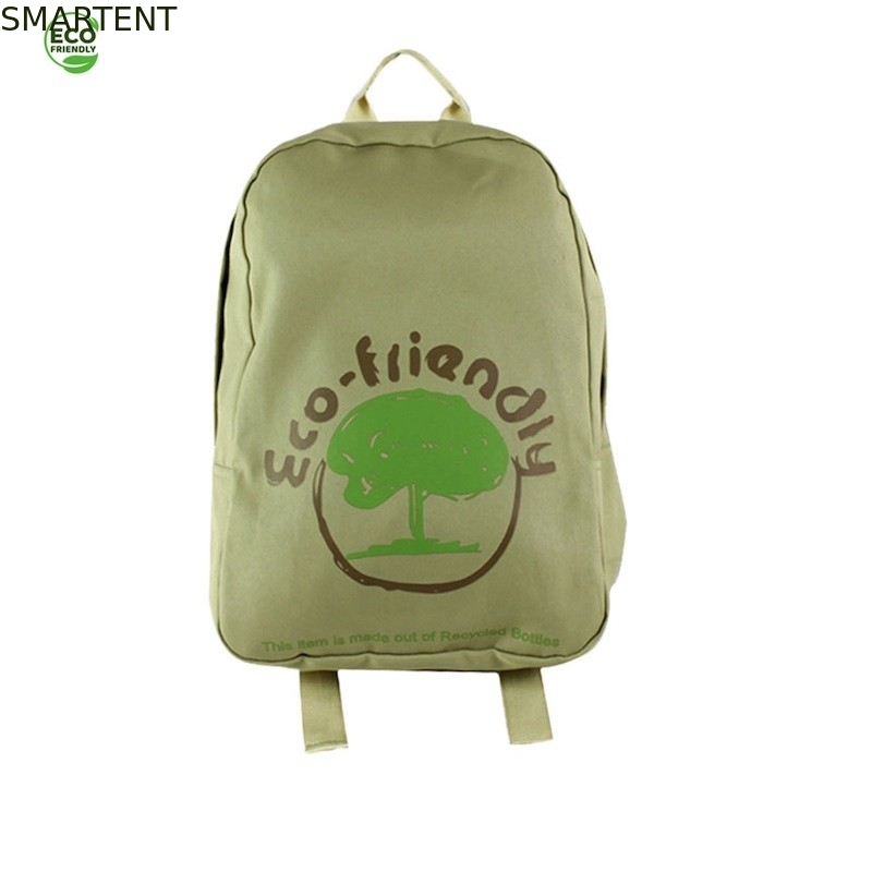 Рюкзак 40x29x15Cm цвета RPET изготовленных на заказ аксессуаров Eco дружелюбных зеленый случайный поставщик