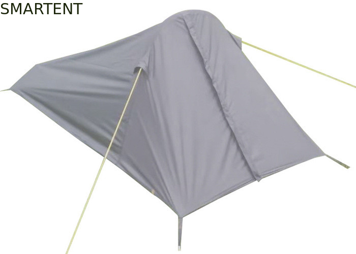 ПУ покрытый 190T полиэстер двойной слой на открытом воздухе кемпинговые палатки для одного человека водонепроницаемый черный поставщик